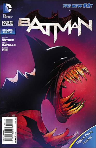 Batman (2011) issue 27-C Unbagged Greg Capullo Cover Combo Pack
