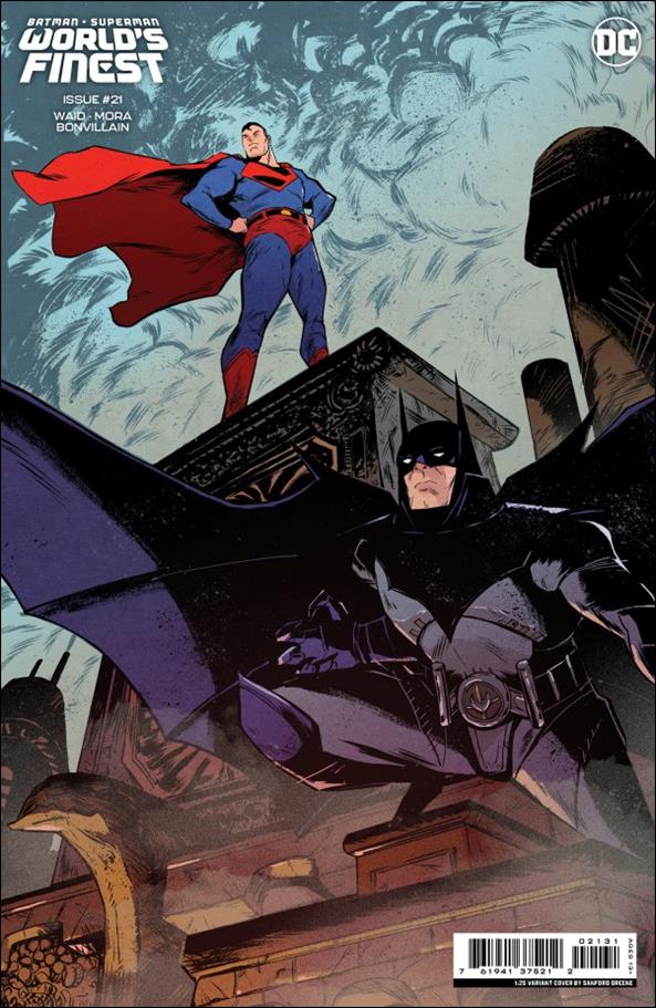 Batman/Superman: World's Finest issue 21-E Sanford Greene 1:25 Cardstock Cover
