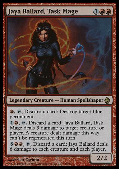 Magic the Gathering: Premium Deck Series: Fire & Lightning (Base Set) card 10 Jaya Ballard, Task Mage