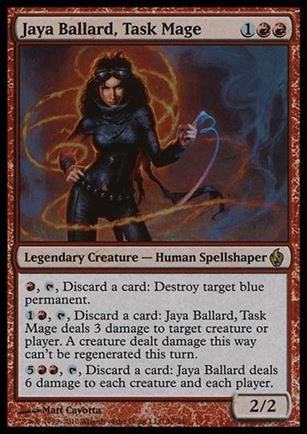 Magic the Gathering: Premium Deck Series: Fire & Lightning (Base Set) card 10 Jaya Ballard, Task Mage