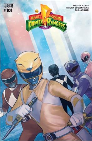 Mighty Morphin Power Rangers issue 101-B Francesco Tomaselli Cover