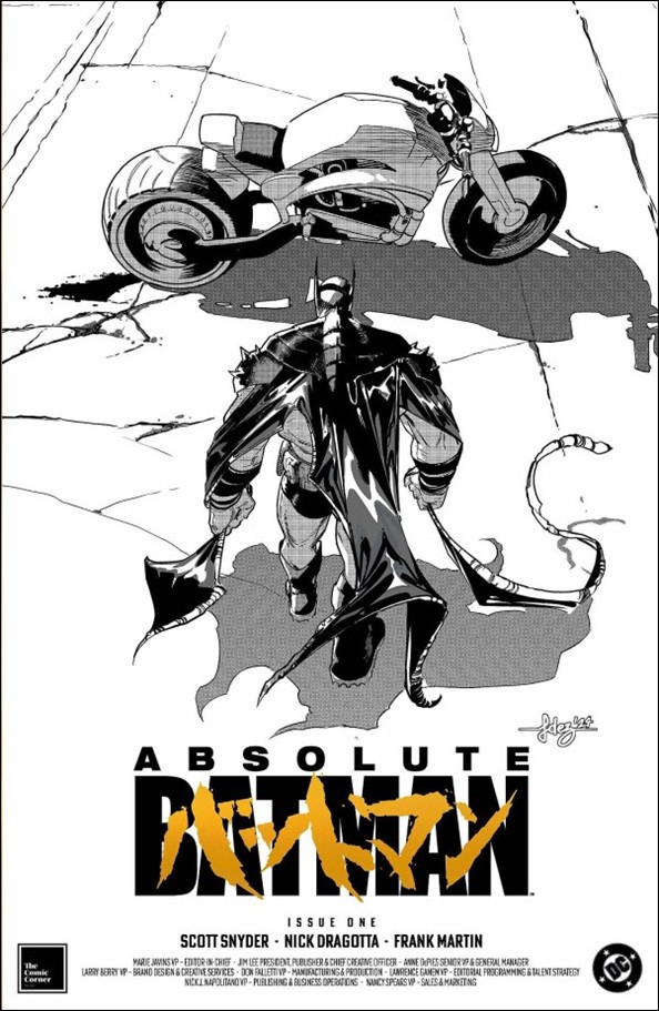 Absolute Batman issue 1-ZT Javier Fernández Retailer Ex. Gold Cover (4th PTG)