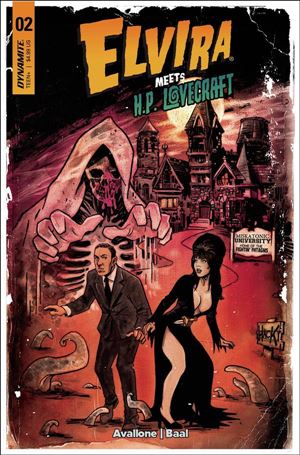 Elvira Meets H.P. Lovecraft issue 2-C Robert Hack Cover