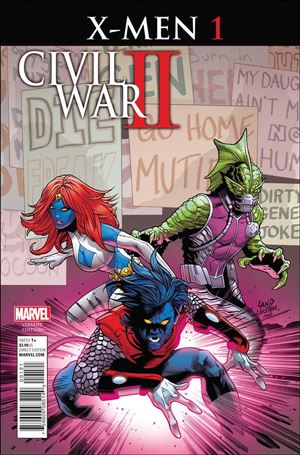 Civil War II: X-Men issue 1-B Greg Land Cover
