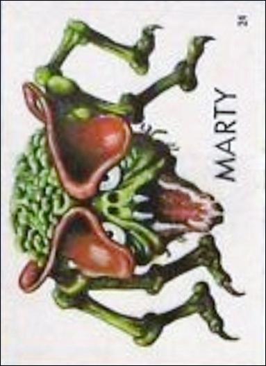 Ugly Stickers (1965) (Base Set) card 24-D Marty