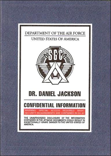 Stargate SG-1: Season 8 (Personnel Files Subset) card PF3 Dr. Daniel Jackson