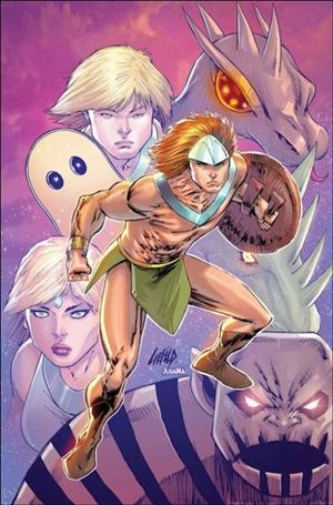 Herculoids (2025) issue 1-ZI Rob Liefeld Foil Virgin Cardstock Cover