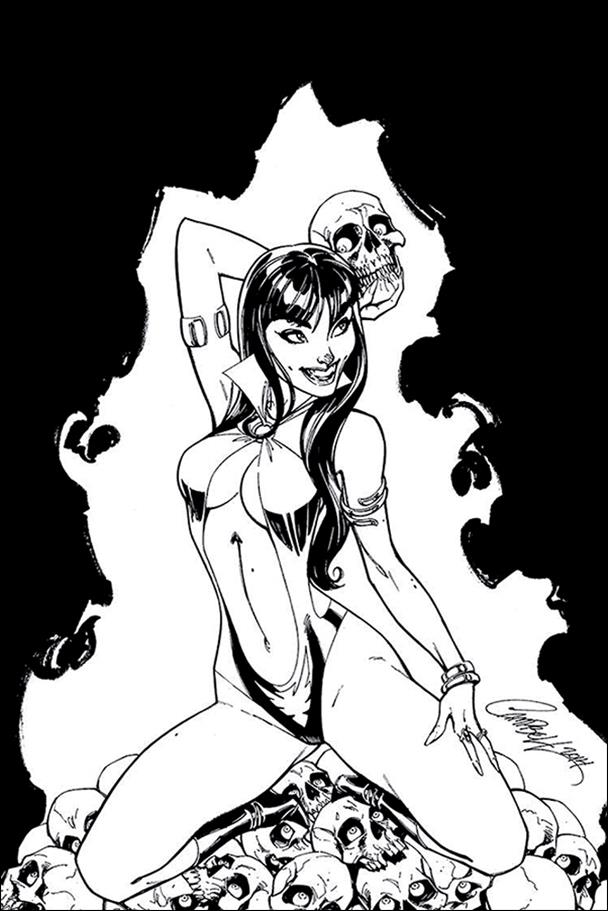 Vampirella (2019) issue 3-K J. Scott Campbell 1:21 Black & White Virgin Cover