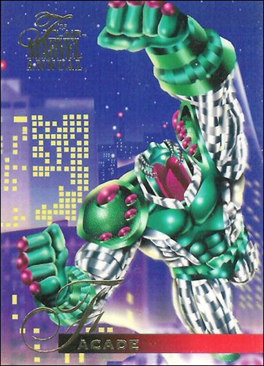 Marvel Annual Flair '95 (Base Set) card 54 Facade