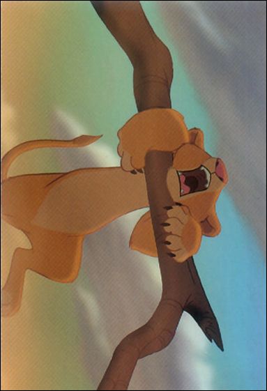 Lion King: Series 1 (Base Set)  card 27 "Hold On!"