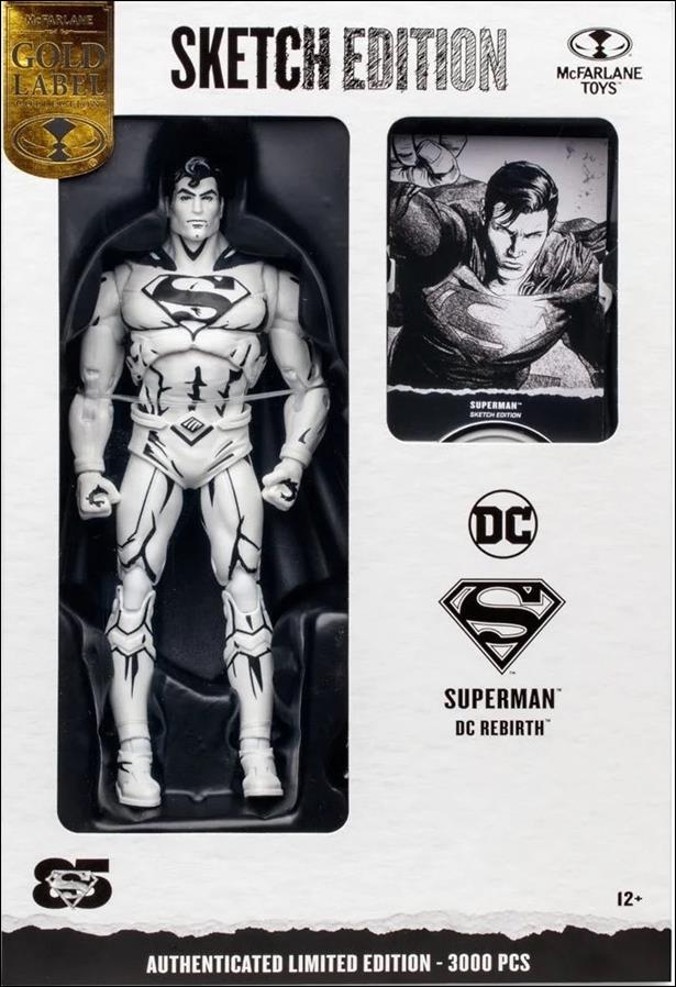 McFarlane DC Multiverse (Gold Label) issue Nn83 Superman (DC Rebirth) Sketch 1/3000