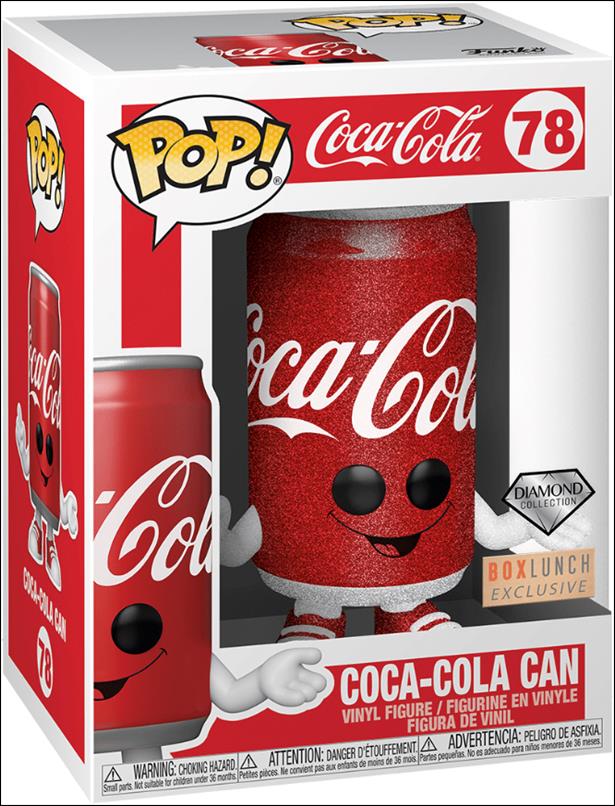 POP! Funko - Foodies figure 78-B Coca-Cola Can (Diamond) BoxLunch Exclusive