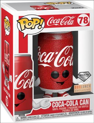 POP! Funko - Foodies figure 78-B Coca-Cola Can (Diamond) BoxLunch Exclusive