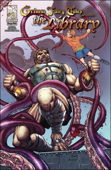 Grimm Fairy Tales Presents The Library issue 3-B Rich Bonk Cover