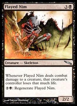 Magic the Gathering: Mirrodin (Base Set) card 65 Flayed Nim