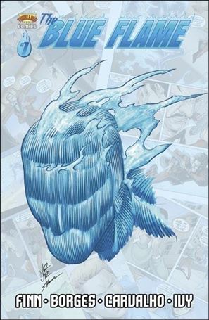 Blue Flame issue 1-B John Romita Jr. Cover