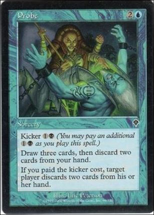 Magic the Gathering: Invasion (Base Set) card 66 Probe