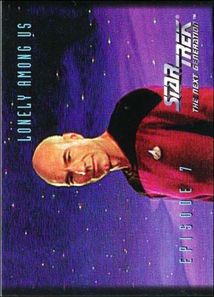 Star Trek: The Next Generation - The Episode Collection Season One (Base Set) card 29 Lonely Among Us, Episode 7B