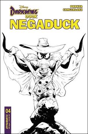 Negaduck issue 4-F Jae Lee 1:10 Line Art Cover