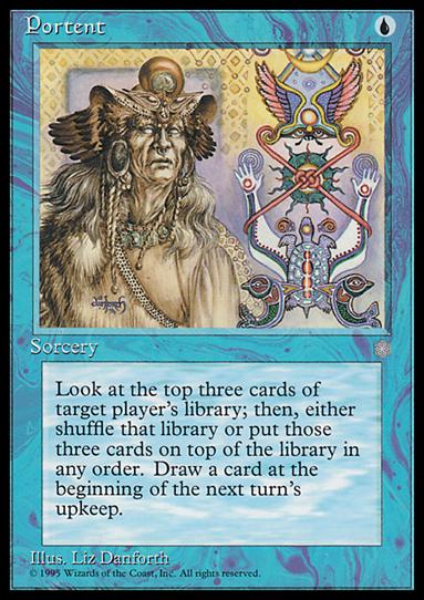 Magic the Gathering: Ice Age (Base Set) card 90 Portent