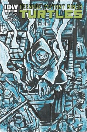 Teenage Mutant Ninja Turtles (2011) issue 21-D Kevin Eastman Jetpack Comics Sketch Cover