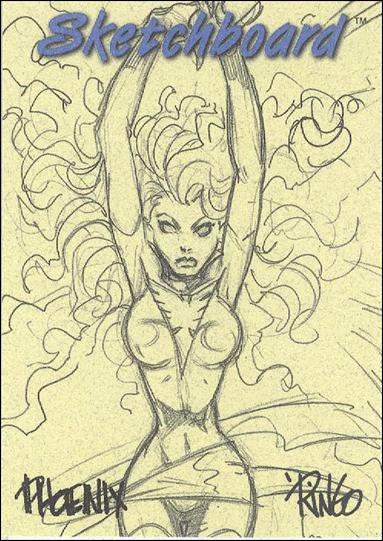 Marvel Creators Collection '98 (Sketchboard Subset) card 23-B Phoenix (Yellow)