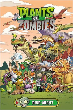Plants vs Zombies: Dino-Might Cover Image 1