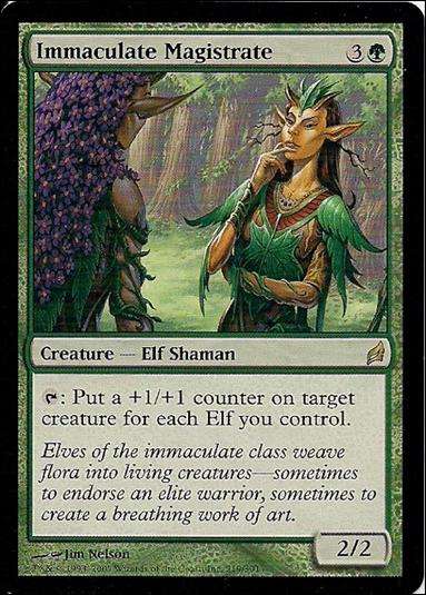 Magic the Gathering: Lorwyn (Base Set) card 219 Immaculate Magistrate