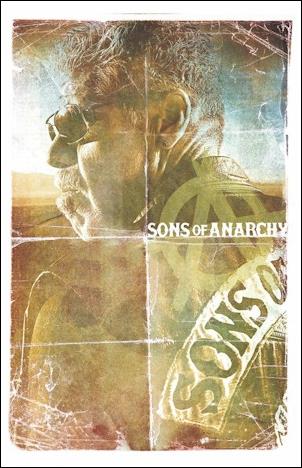 Sons of Anarchy issue 1-F Forbidden Planet / Jetpack Clay "Road" Cover