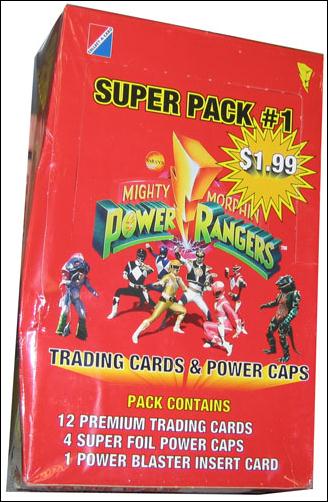 Mighty Morphin Power Rangers: Series 1 card 1 Red Super Pack