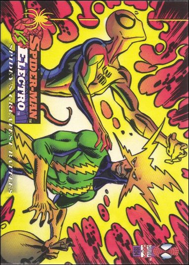 Amazing Spider-Man (Base Set) card 108 Spider-Man vs Electro