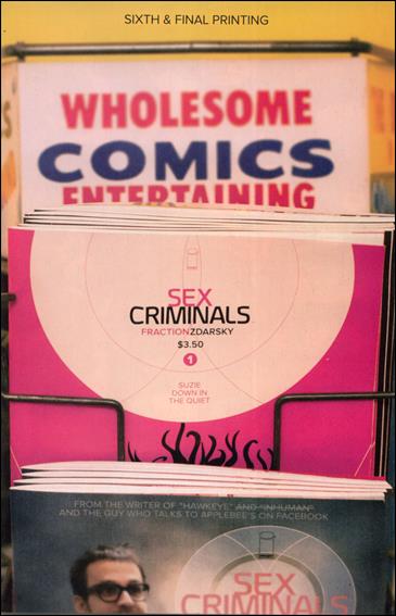 Sex Criminals issue 1-J "Spinner Rack" Photo Cover (6th Printing)