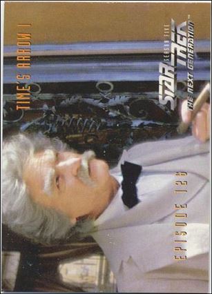 Star Trek: The Next Generation - The Episode Collection Season Five (Base Set) card 507 Time's Arrow, Episode 126C
