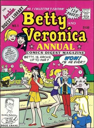 Betty and Veronica Annual Digest Magazine (1989) Cover Image 1