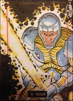2013 Valiant Comics Preview Trading Card Set (Sketch Card Subset) card MB-08