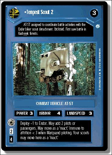 Star Wars: Endor Limited (Base Set) card 83 Tempest Scout 2