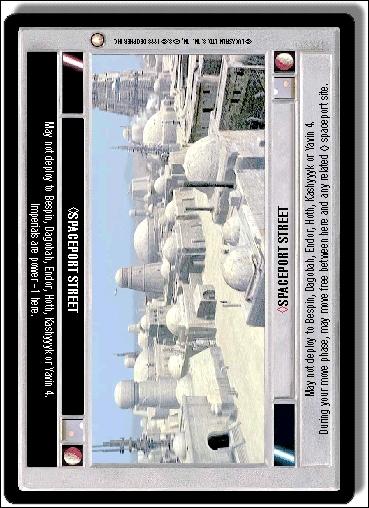 Star Wars: Special Edition Limited (Base Set) card 284 Spaceport Street