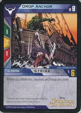 Pirates of the Caribbean - Dead Man's Chest (Base Set) card PDC006 Drop Anchor