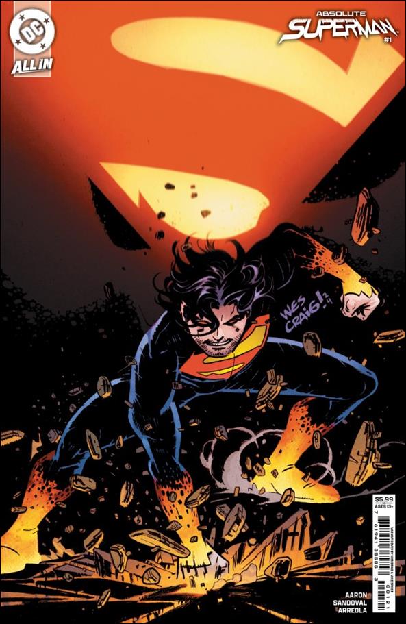 Absolute Superman issue 1-B Wes Craig Cardstock Cover