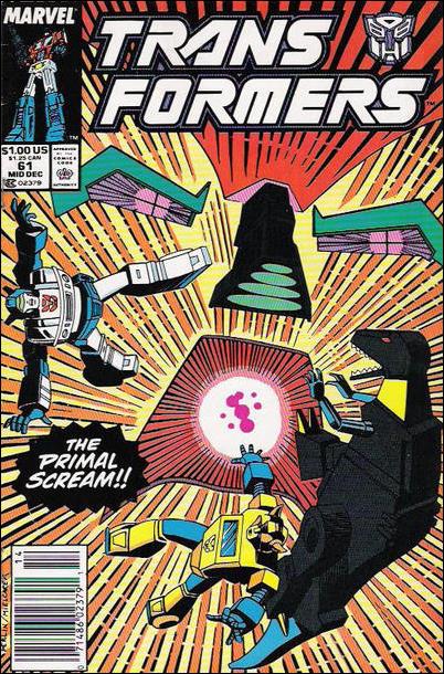 Transformers (1984) issue 61-B Newsstand Cover