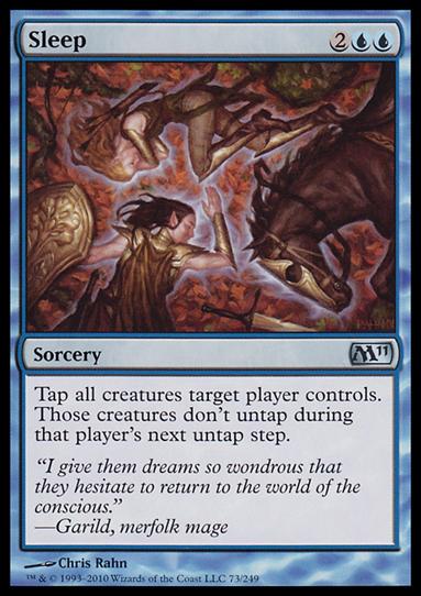 Magic the Gathering: 2011 Core Set (Base Set) card 73 Sleep