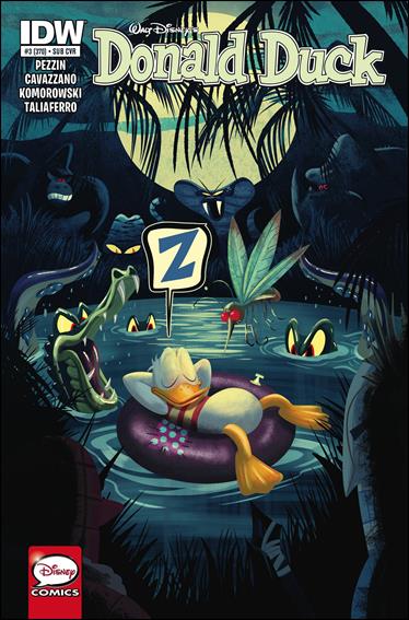 Donald Duck issue 3-B Derek Charm Subscription Cover