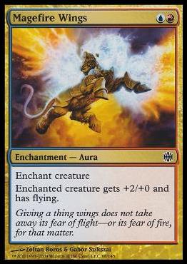 Magic The Gathering: Alara Reborn (Base Set) card 88-B Magefire Wings (foil)