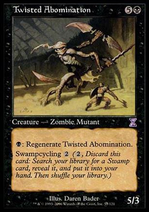Magic the Gathering: Time Spiral (Timeshifted Subset) card 50 Twisted Abomination