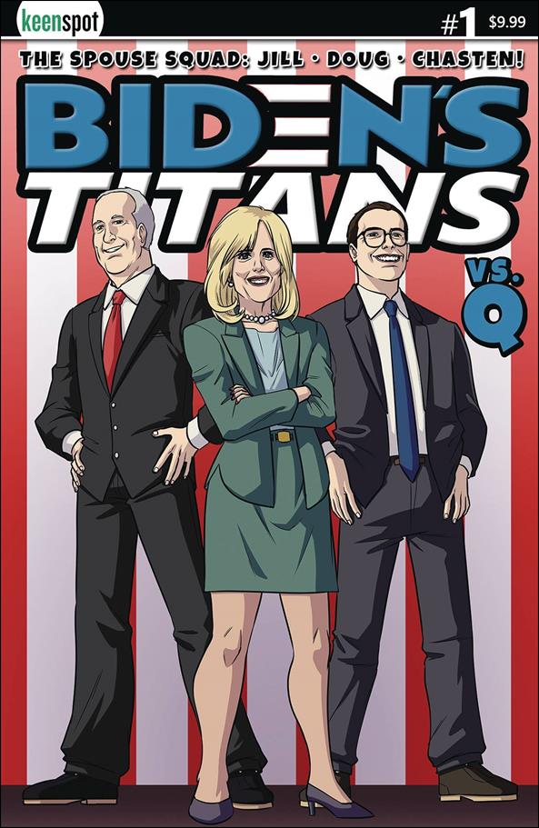 Biden's Titans vs Q issue 1-E Shawn Remulac / Blank Flip Cover