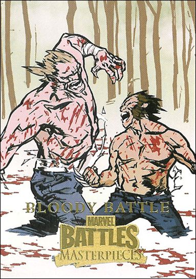 2008 Marvel Masterpieces: Series 3 (Base Set) card 48 Bloody Battle