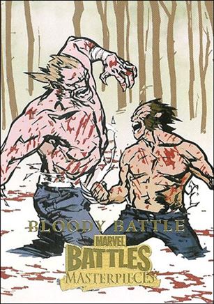 2008 Marvel Masterpieces: Series 3 (Base Set) card 48 Bloody Battle