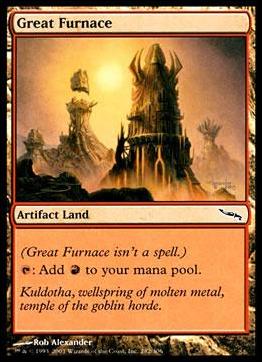 Magic the Gathering: Mirrodin (Base Set) card 282 Great Furnace