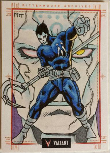 2013 Valiant Comics Preview Trading Card Set (Sketch Card Subset) card MJT-04