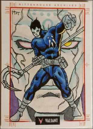 2013 Valiant Comics Preview Trading Card Set (Sketch Card Subset) card MJT-04